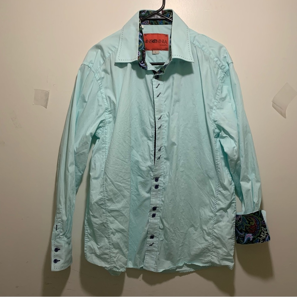 Insomnia Long Sleeve Dress Shirt